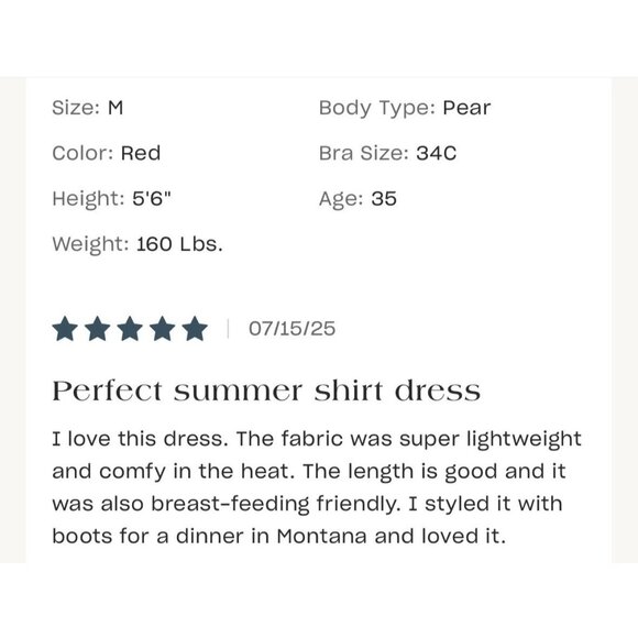 NWT Size MP - The Bettina Shirt Dress by Maeve: Mini Edition - Picture 7 of 16